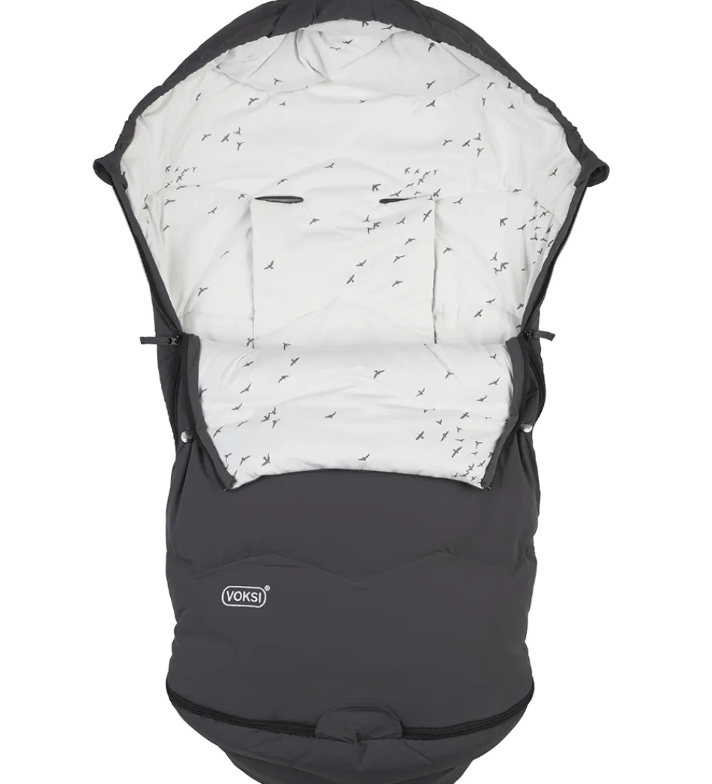Køreposer-Voksi Kørepose - Explorer - 105 cm - Grey/Flying