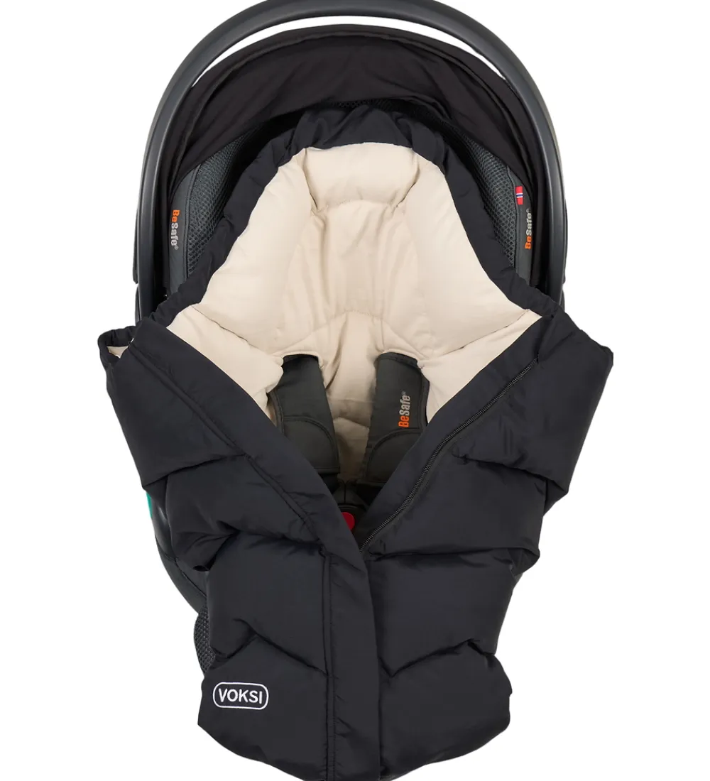Sovetid|Køreposer-Voksi Kørepose - Move - 90 cm - Black Solid