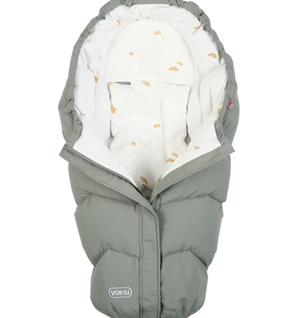 Voksi Køreposer*Kørepose - Move - 85 cm - Meadow Green/Wings