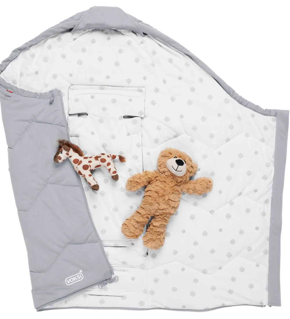 Køreposer-Voksi Kørepose - Sky Light - 88/113 cm - Grå