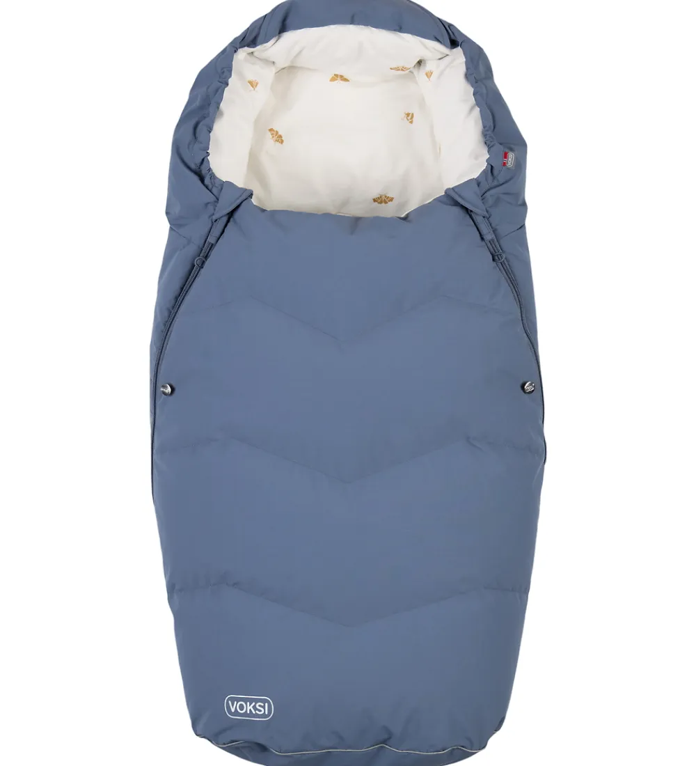 Sovetid|Køreposer-Voksi Kørepose - Urban - 90/115 cm - Stone Blue/Wings
