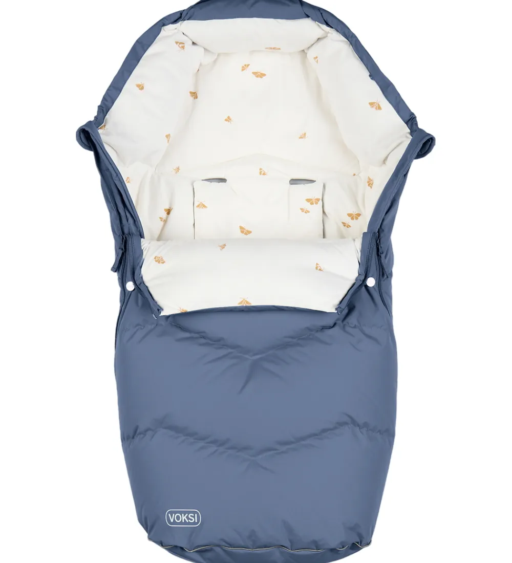 Sovetid|Køreposer-Voksi Kørepose - Urban - 90/115 cm - Stone Blue/Wings