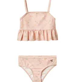 Wheat Badetøj*Bikini - UV40+ - Lærke - Powder Checked Flowers