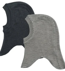Wheat Elefanthuer*Elefanthue - Uld - 2-Pak - Felix - 1-lags - Navy Stripe