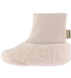 Hjemmesko-Wheat Futter - Uldfleece - Lei - Pale Lilac