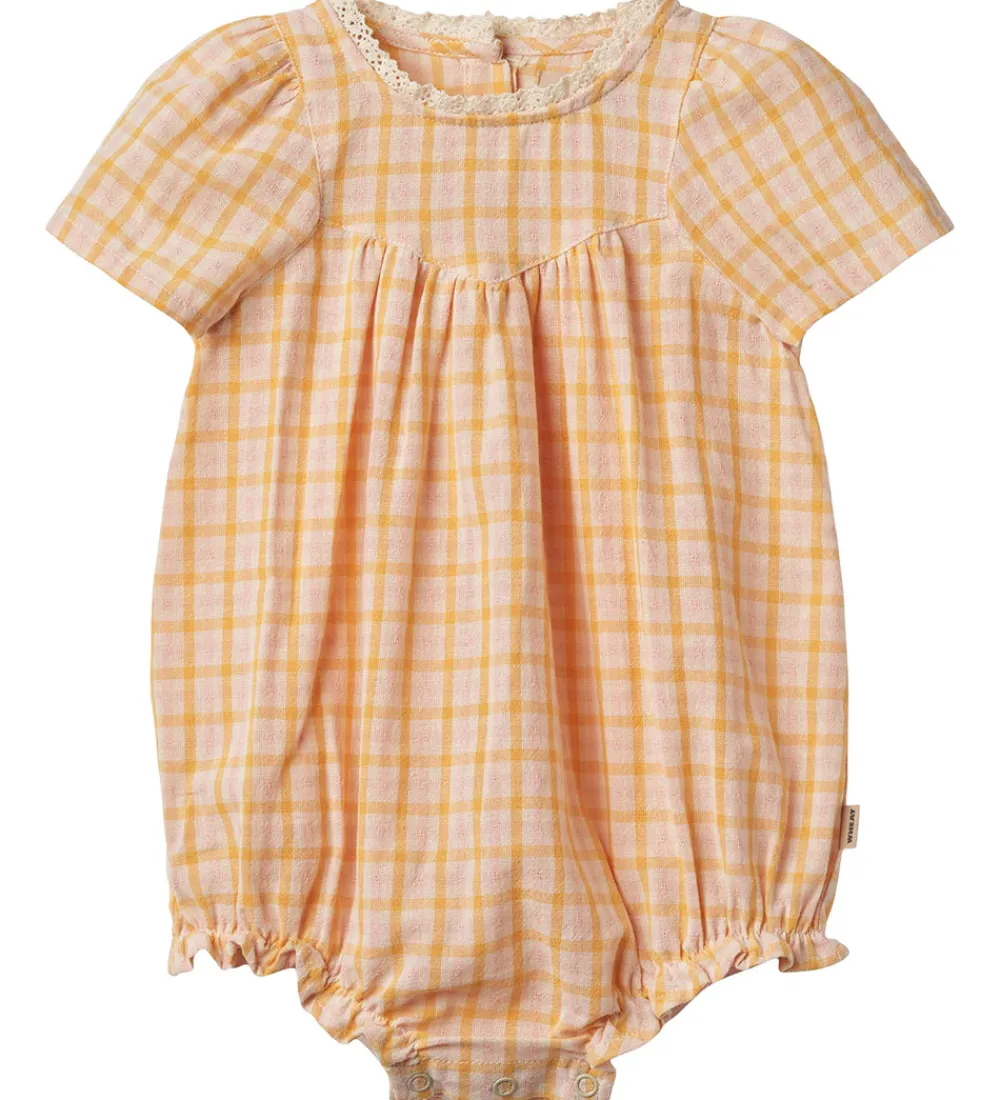 Sommerdragter-Wheat Sommerdragt - Margit - Yellow Check
