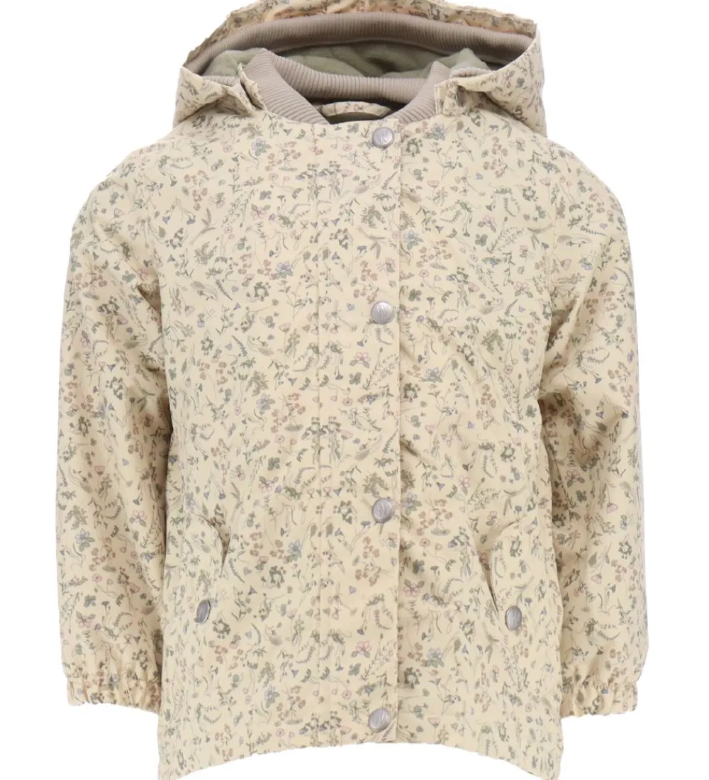 Sommerjakker-Wheat Sommerjakke m. Fleece - Gry - Wild Flowers