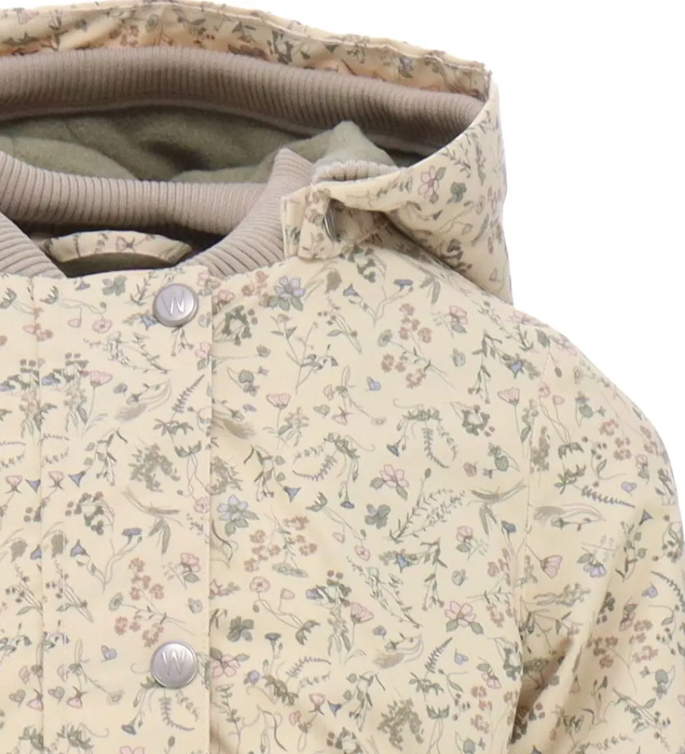 Sommerjakker-Wheat Sommerjakke m. Fleece - Gry - Wild Flowers