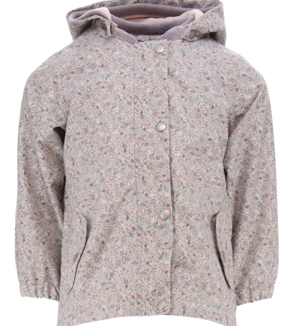 Wheat Sommerjakker*Sommerjakke m. Fleece - Gry - Highrise Flowers