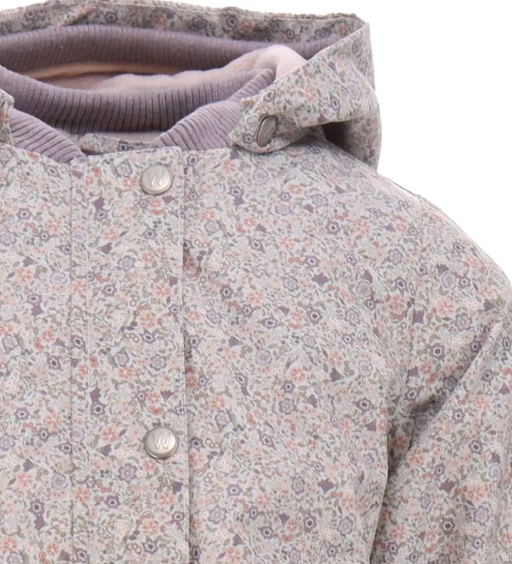 Wheat Sommerjakker*Sommerjakke m. Fleece - Gry - Highrise Flowers