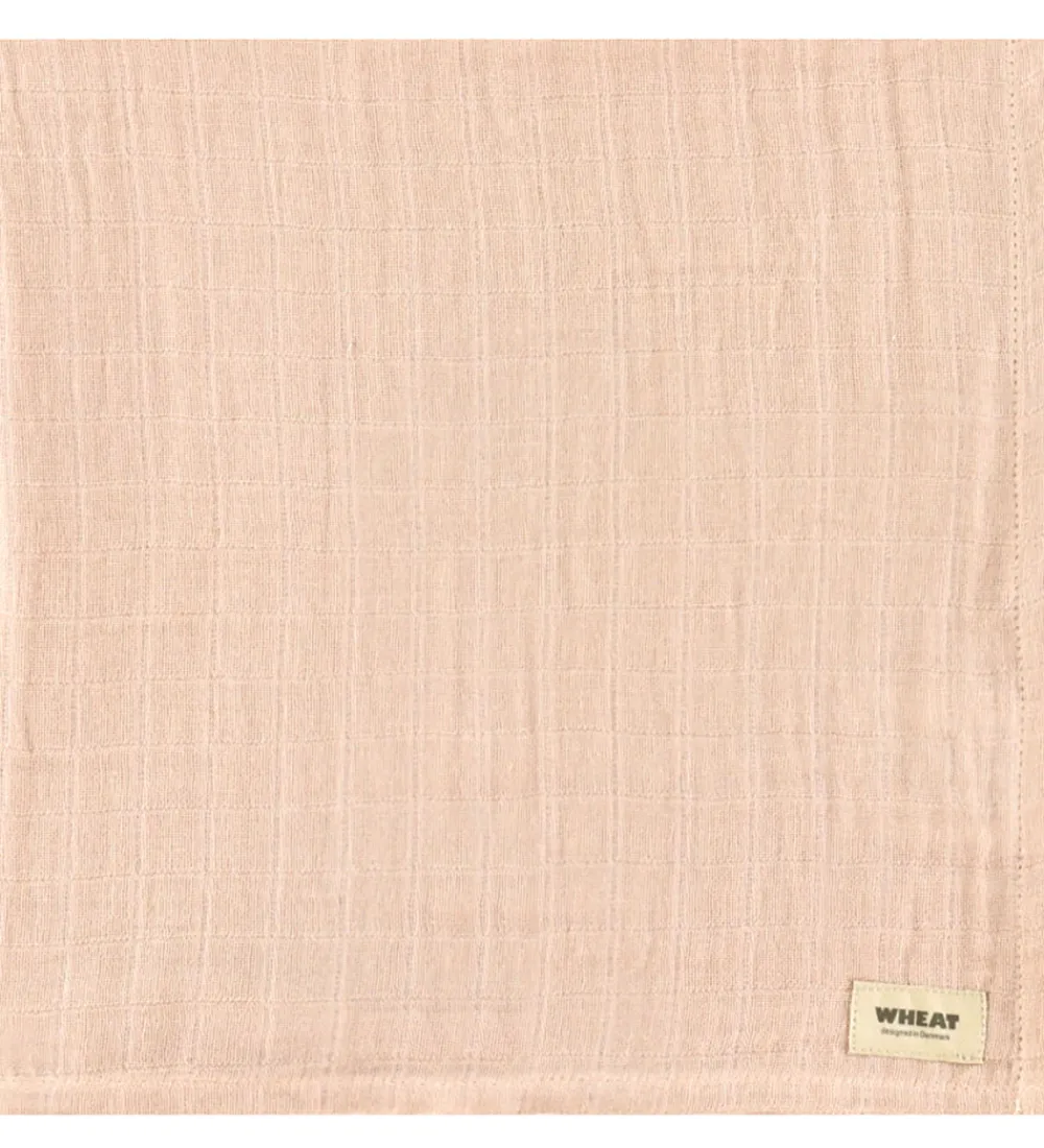Wheat Stofbleer|Pusletid*Stofbleer - 2-Pak - 65x65 cm - Muslin Kaya - Rose Dust