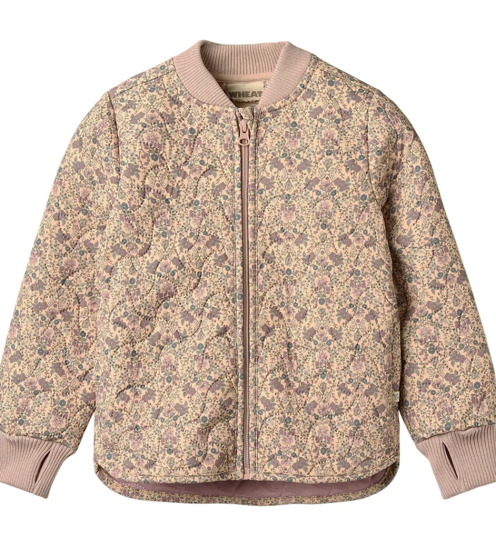 Wheat Termotøj*Termojakke - Loui - Mellow Peach Tapestry