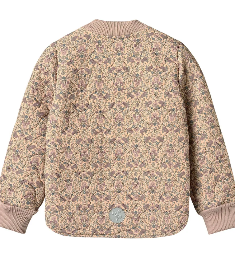 Wheat Termotøj*Termojakke - Loui - Mellow Peach Tapestry