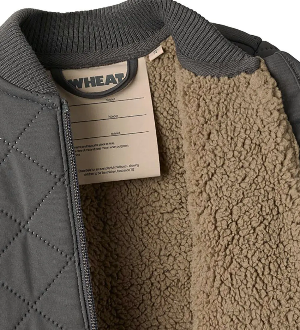 Wheat Termotøj*Termojakke m. Fleece - Benni - Black Sea