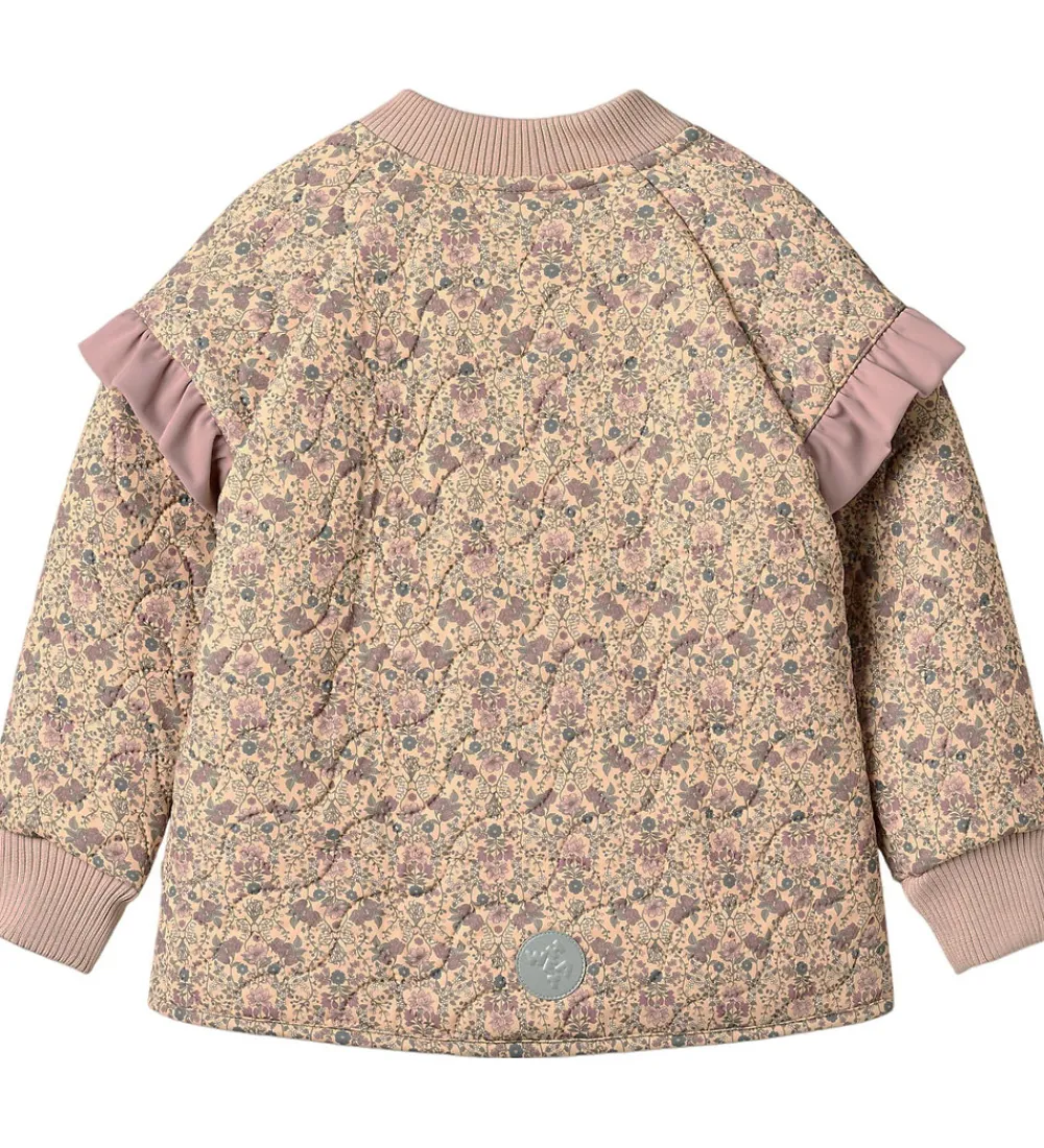 Termotøj-Wheat Termojakke m. Fleece - Ellas - Mellow Peach Tapestry