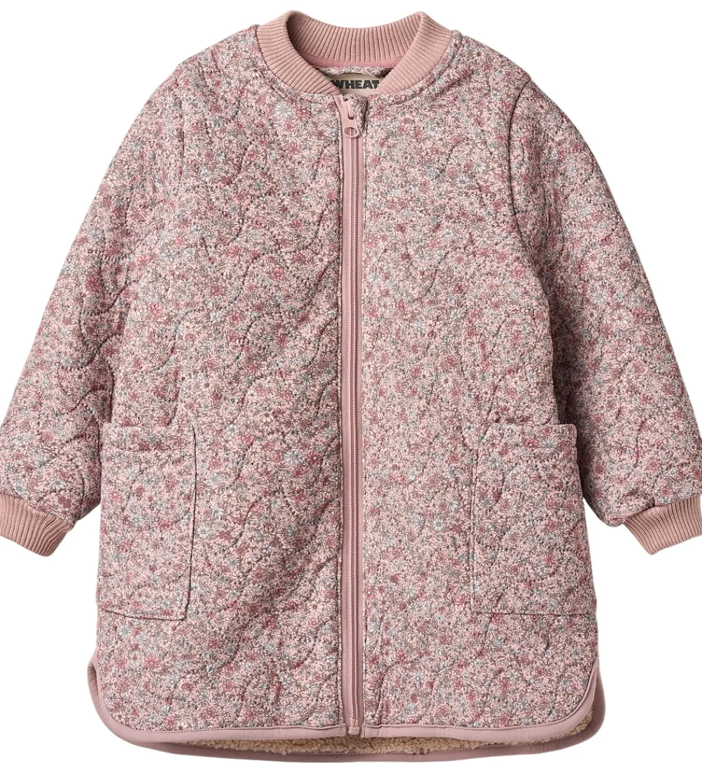 Termotøj-Wheat Termojakke m. Fleece - Helga - Soft Lavender Flowers