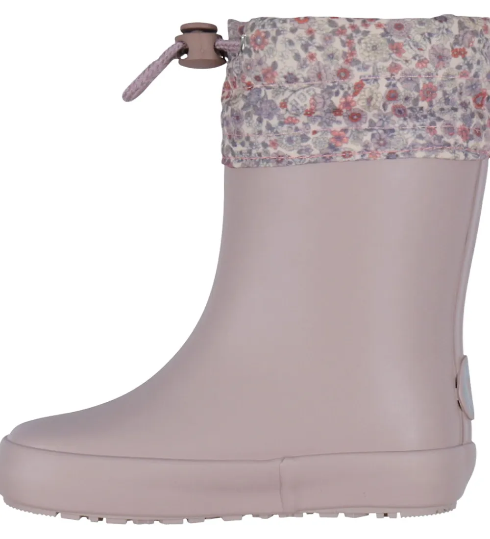 Gummistøvler-Wheat Termostøvler - Barfods - Rose Powder