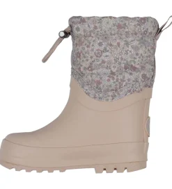 Termostøvler|Gummistøvler-Wheat Termostøvler - Drizzle - Rose Dust Flowers