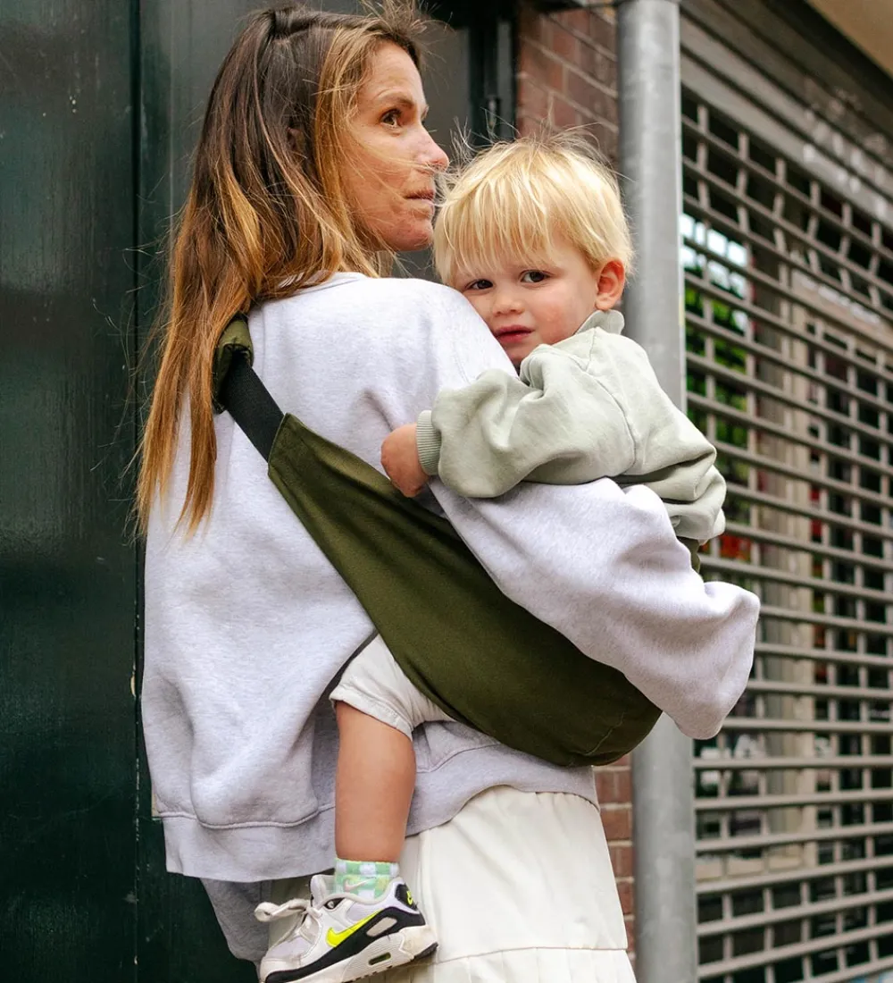 Bæreseler &Amp; Vikler-Wildride Bæresele - The Toddler Swing - Army Green