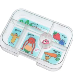 Skole|Madkasser-Yumbox Madkasse m. 6 Rum - Bento Original - Jurassic Green